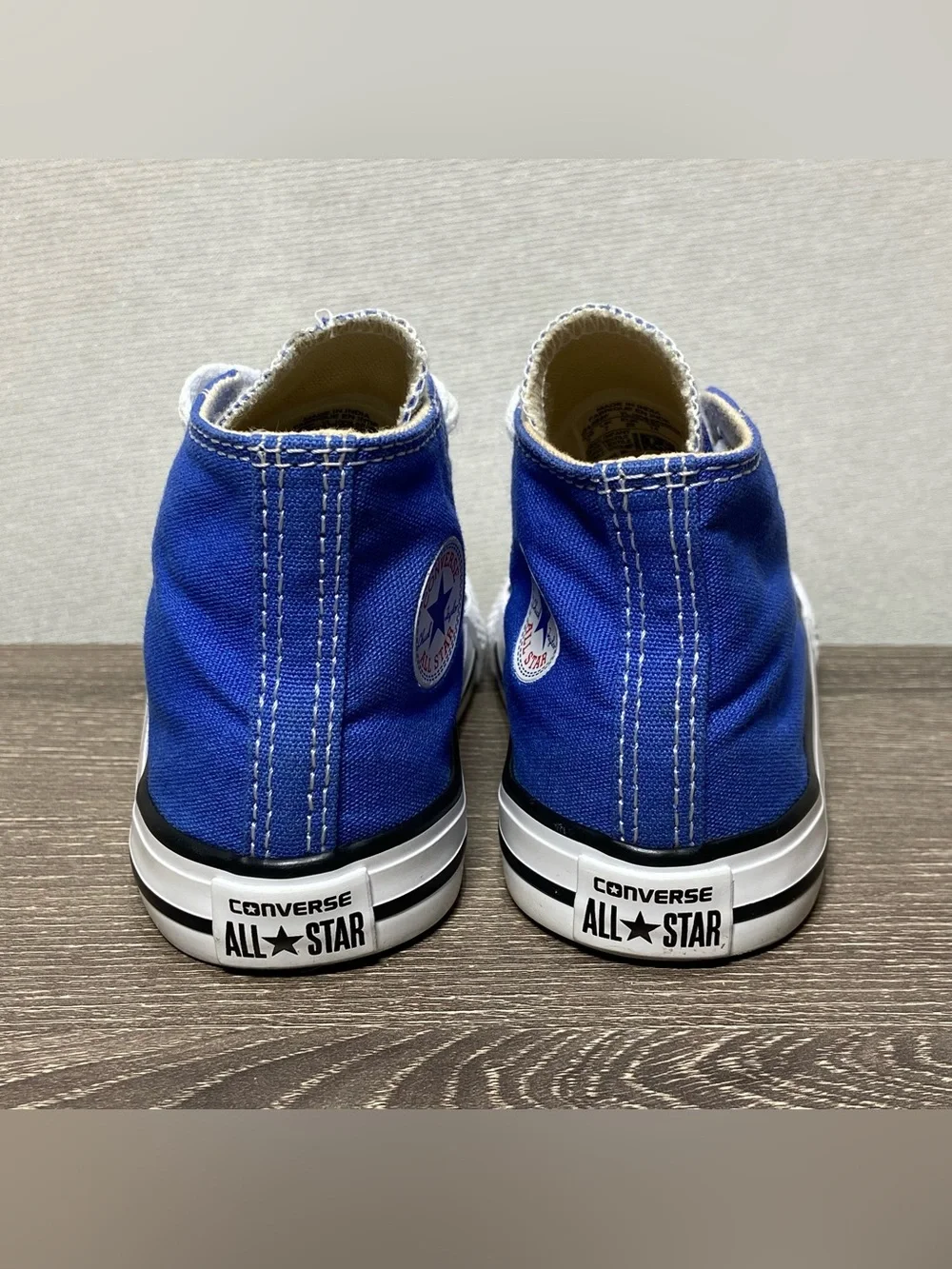 CONVERSE Kids Chuck Taylor Blue All-Star High Top Shoes Size 7